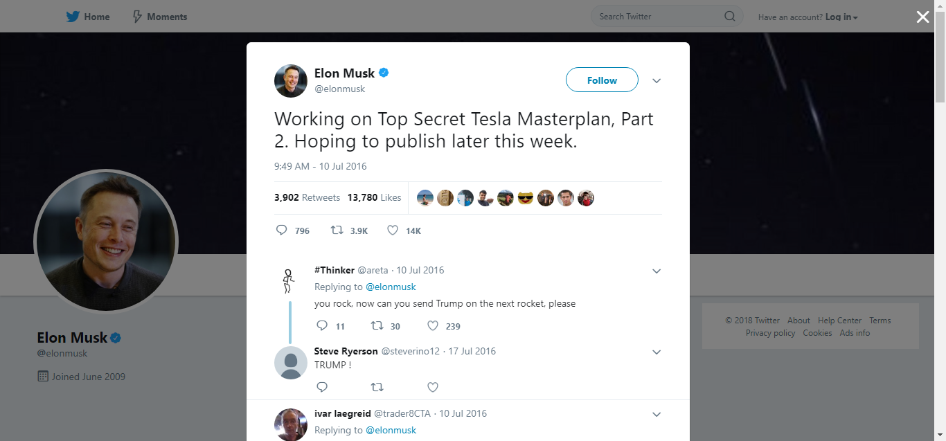 Image 1 Elon Musk Tweet